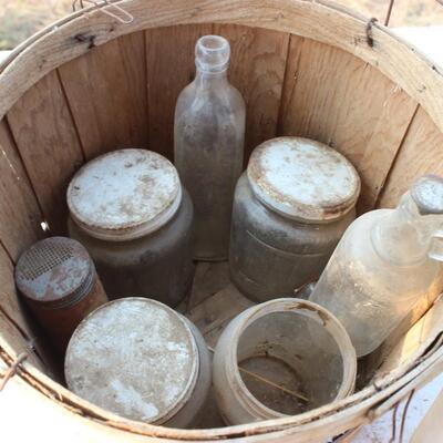   BASKETS-JARS-BOTTLES