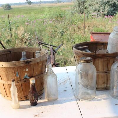   BASKETS-JARS-BOTTLES