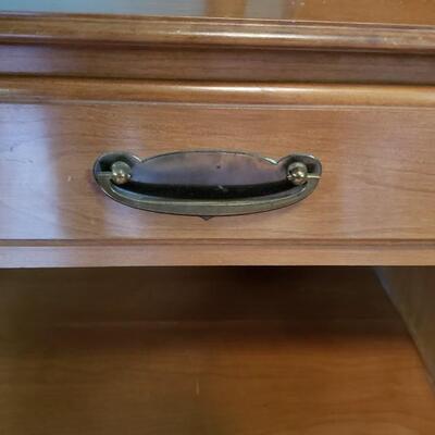 Two MCM twin beds and one bedside table Kling