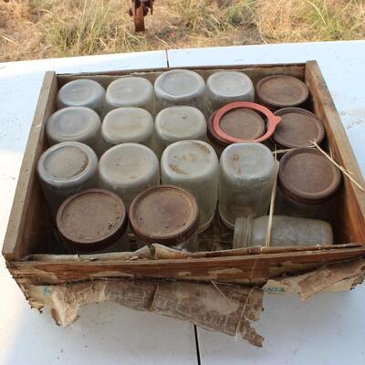   FOUR BOXS OF JARS AND LIDS