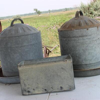 GALVANIZED  FEEDERS
