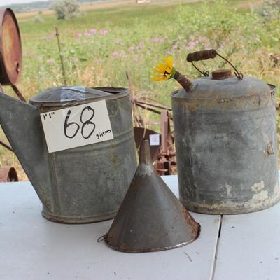   GALVANIZED ITEMS