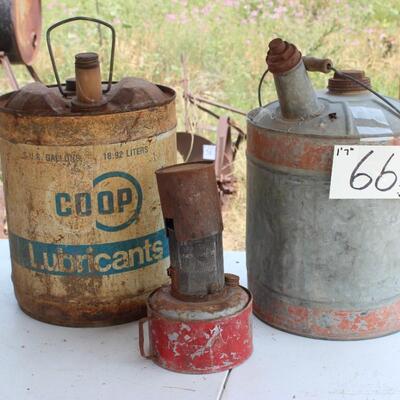 VINTAGE GAS CONTAINERS