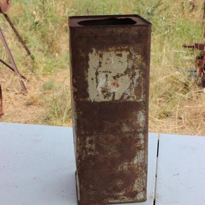  VINTAGE TIN CONTAINERS