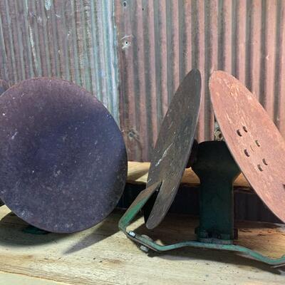 Antique Primitive John Deere Disc Blades - QTY 2 Sets