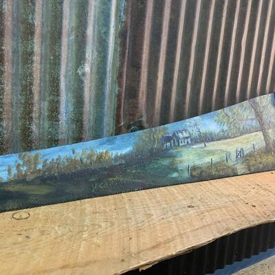 Vintage Saw, Hand painted , Diston QTY 2