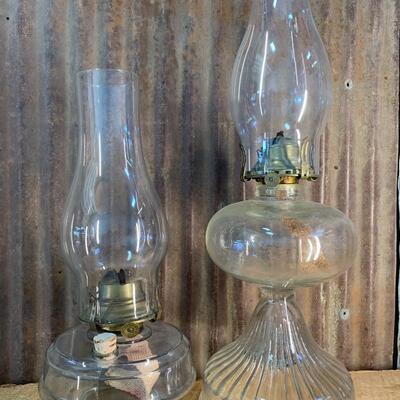 Antique Hurricane Lamp (s) - Qty 2