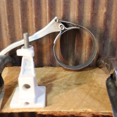 Misc. Garage Grouping - Hatchet - Spouts - Oil - QTY 7