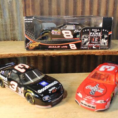 Dale Earnhardt & Jr. 1:24 Scale Diecast Cars - QTY 3