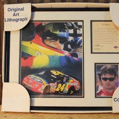 Jeff Gordon Lithograph, Collectible Print, w/ COA