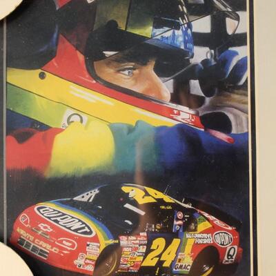 Jeff Gordon Lithograph, Collectible Print, w/ COA