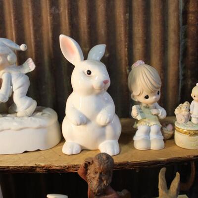Precious Moments and Swedish Porcelain Figurines - QTY 18