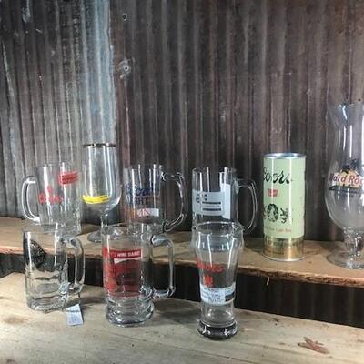 Coors Mugs, Glasses and Can - QTY 9