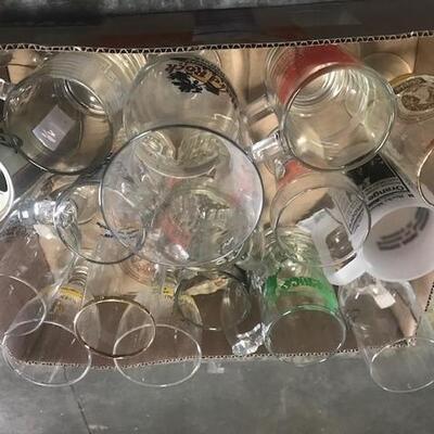 Coors Mugs, Glasses and Can - QTY 9