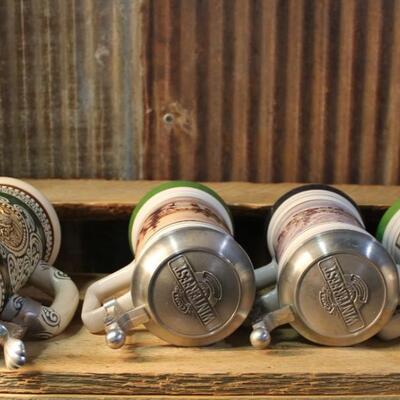 Vintage Coors Lidded Beer Steins, Mint QTY 4