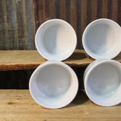 Porcelain Ramekins, Corning ware & HIC Brand,  Good Condition QTY 4