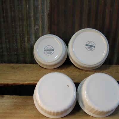 Porcelain Ramekins, Corning ware & HIC Brand,  Good Condition QTY 4