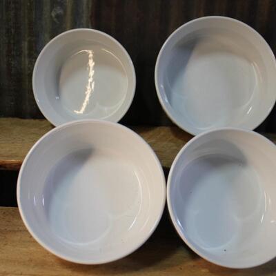 Porcelain Ramekins, Corning ware & HIC Brand,  Good Condition QTY 4