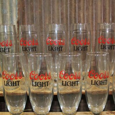 Coors Light Brewer Tasting Wine Glass (es) QTY 10
