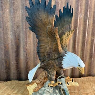 Eagle Porcelain Figurines -QTY 3
