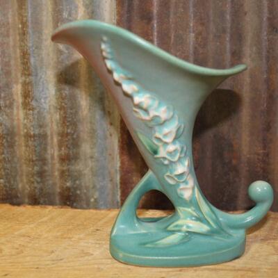 Vintage Roseville Vase, 163-6 Foxglove