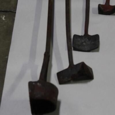 Vintage Blacksmith Forge Irons - Qty 4