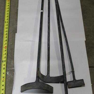 Vintage Blacksmith Forge Irons - Qty 4