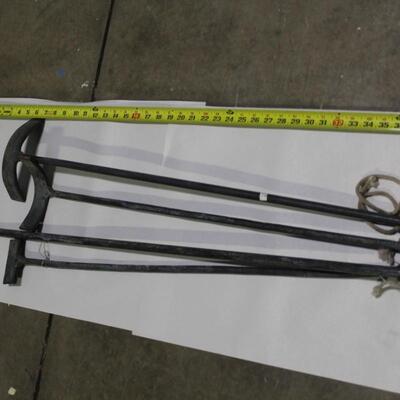 Vintage Blacksmith Forge Irons - Qty 4