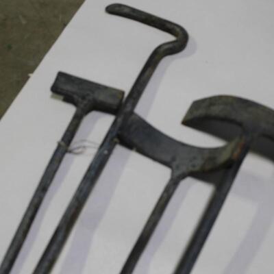 Vintage Blacksmith Forge Irons - Qty 4