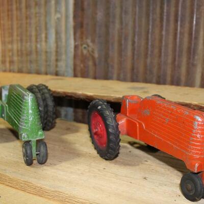 Antique Silk Toy Tractors, Diecast 1:16 Scale QTY 2