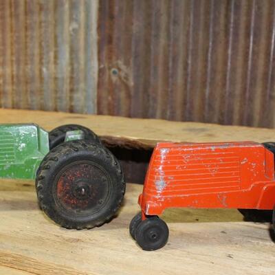 Antique Silk Toy Tractors, Diecast 1:16 Scale QTY 2