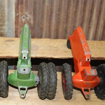 Antique Silk Toy Tractors, Diecast 1:16 Scale QTY 2