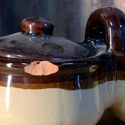 Vintage Tea set, Stoneware 4 Piece Set