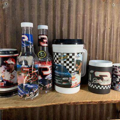 Dale Earnhardt Sr., Cups, Bottles and Cozy - QTY 6