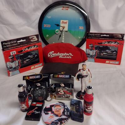 Dale Earnhardt Sr., Budweiser Memorabilia, Bud Frog Clock - QTY 12