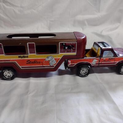 Vintage Pressed Steel & Plastic Farm Toys, Ny-lint / Buddy L - QTY 3