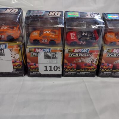 NASCAR Full Blast Friction Racers, 1:64 Scale, New in Box- QTY 4