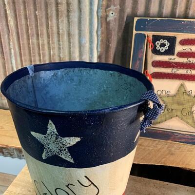 America Themed 4th of July Items, DIY Items, - QTY 4