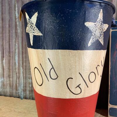 America Themed 4th of July Items, DIY Items, - QTY 4