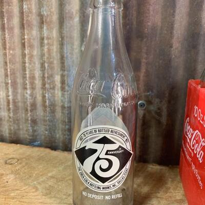 Coca-Cola Memorabilia, Tins, Crate, Bottles & More - QTY 12