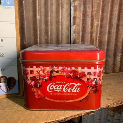 Coca-Cola Memorabilia, Tins, Crate, Bottles & More - QTY 12