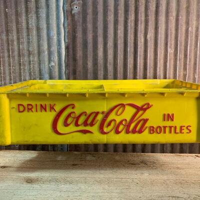 Coca-Cola Memorabilia, Tins, Crate, Bottles & More - QTY 12