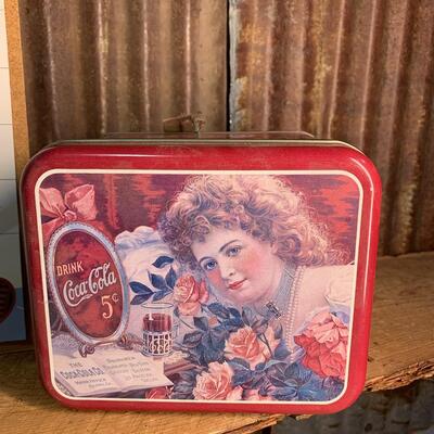 Coca-Cola Memorabilia, Tins, Crate, Bottles & More - QTY 12