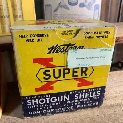 12 Gauge Ammunition, Super X, Tracer Shells, Boar - QTY 7