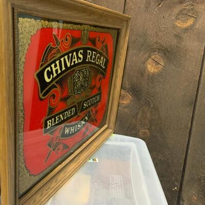 Vintage Chivas Regal Scotch Whisky (misprint) Mirror