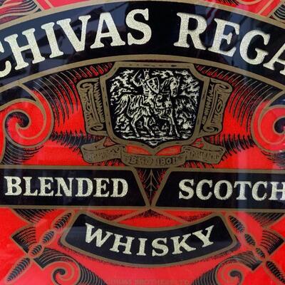 Vintage Chivas Regal Scotch Whisky (misprint) Mirror