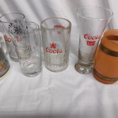 Coors Bar Beer Glasses & Mugs - QTY 12
