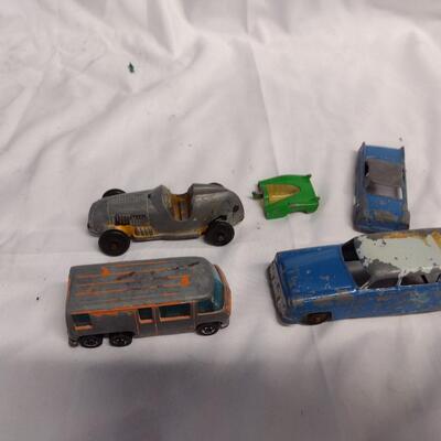 Vintage Tootsie Toy Cars, VW, Fire Truck - QTY 21