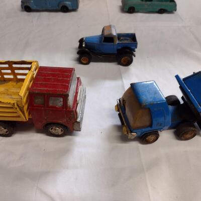 Vintage Tiny Tonka Buddy L & More Cars - QTY 10