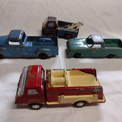 Vintage Tiny Tonka Buddy L & More Cars - QTY 10